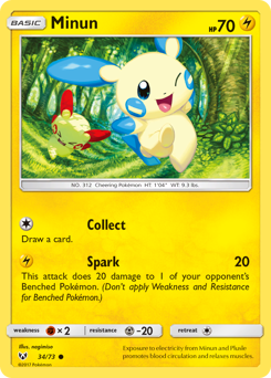 Minun — Shining Legends 34/73