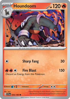 Houndoom — Scarlet & Violet 34/198