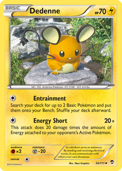 Dedenne — Furious Fists 34/111