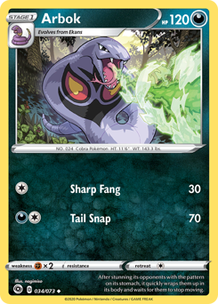 Arbok — Champion's Path 34/73