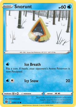 Snorunt — Brilliant Stars 34/172