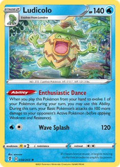 Ludicolo — Evolving Skies 34/203