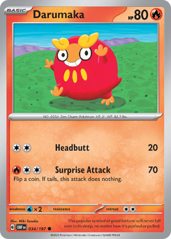 Darumaka — Obsidian Flames 34/197