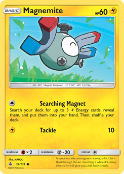 Magnemite — Forbidden Light 34/131