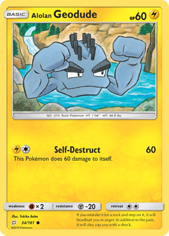 Alolan Geodude — Team Up 34/181
