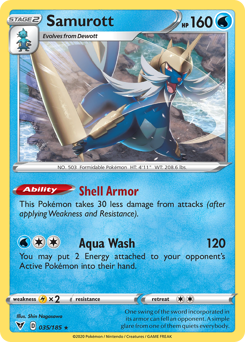 Samurott — Vivid Voltage 35/185