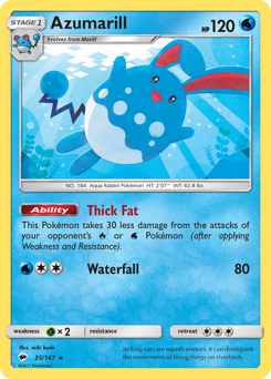 Azumarill — Burning Shadows 35/147