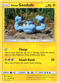 Alolan Geodude — Team Up 35/181
