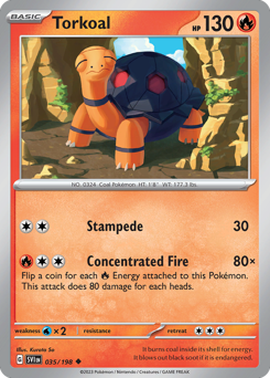 Torkoal — Scarlet & Violet 35/198