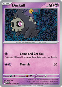 Duskull — Prismatic Evolutions 35/131