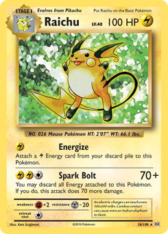 Raichu — Evolutions 36/108
