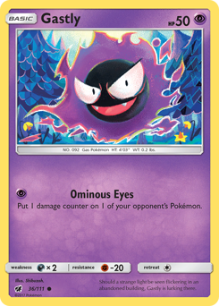 Gastly — Crimson Invasion 36/111