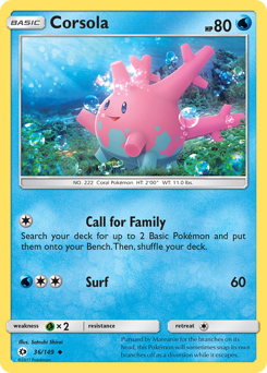Corsola — Sun & Moon 36/149
