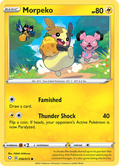 Morpeko — Shining Fates 36/72