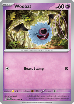 Woobat — White Flare 36/86