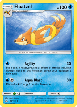 Floatzel — Ultra Prism 36/156