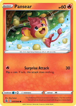 Pansear — Fusion Strike 37/264