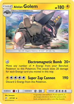 Alolan Golem — Team Up 37/181