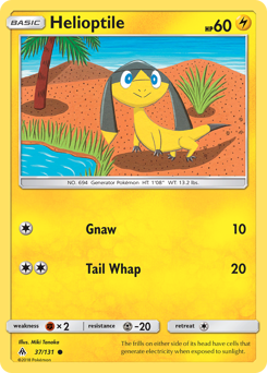 Helioptile — Forbidden Light 37/131