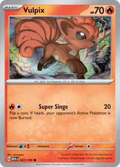 Vulpix — 151 37/165