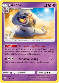 Arbok — Shining Legends 37/73