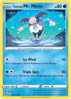 Galarian Mr. Mime — Rebel Clash 37/192