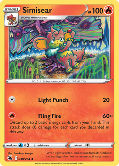 Simisear — Fusion Strike 38/264
