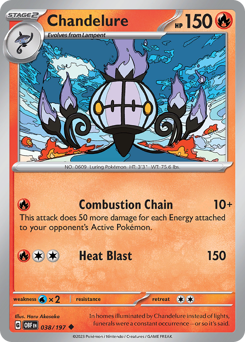 Chandelure — Obsidian Flames 38/197