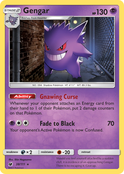 Gengar — Crimson Invasion 38/111