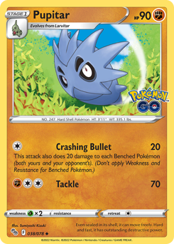 Pupitar — Pokémon GO 38/78