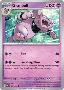 Granbull — Phantasmal Flames 38/94