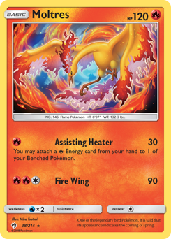 Moltres — Lost Thunder 38/214