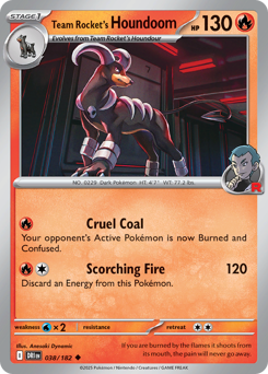 Team Rocket's Houndoom — Destined Rivals 38/182
