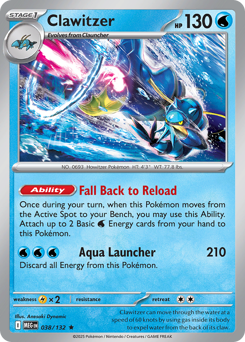 Clawitzer — Mega Evolution 38/132