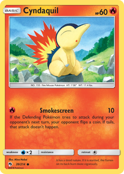 Cyndaquil — Lost Thunder 39/214