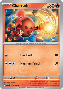 Charcadet — Paldea Evolved 39/193