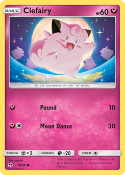 Clefairy — Hidden Fates 39/68