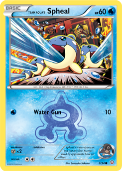 Team Aqua's Spheal — Double Crisis 3/34