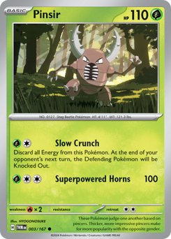 Pinsir — Twilight Masquerade 3/167