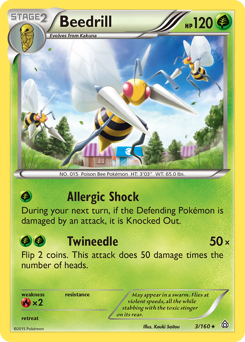 Beedrill — Primal Clash 3/160