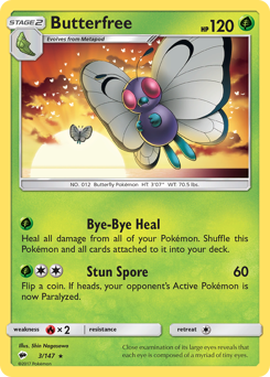 Butterfree — Burning Shadows 3/147