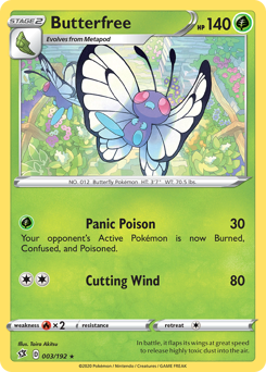 Butterfree — Rebel Clash 3/192