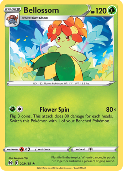 Bellossom — Crown Zenith 3/159
