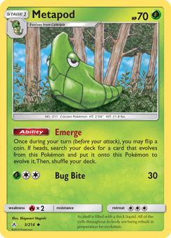 Metapod — Unbroken Bonds 3/214