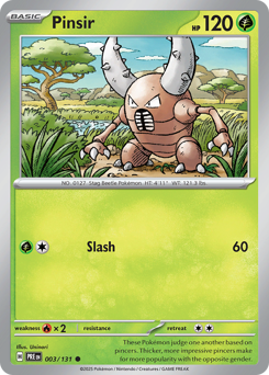 Pinsir — Prismatic Evolutions 3/131