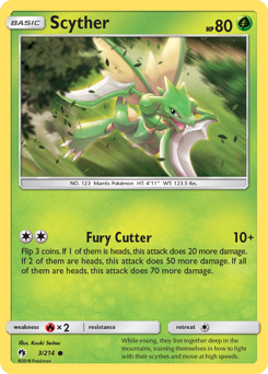 Scyther — Lost Thunder 3/214