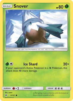 Snover — Forbidden Light 3/131