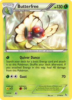 Butterfree — Flashfire 3/106