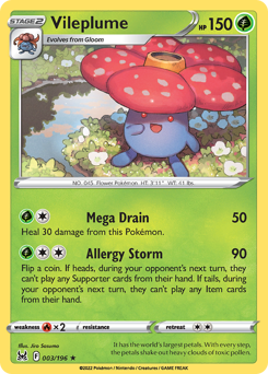 Vileplume — Lost Origin 3/196