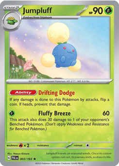 Jumpluff — Paldea Evolved 3/193